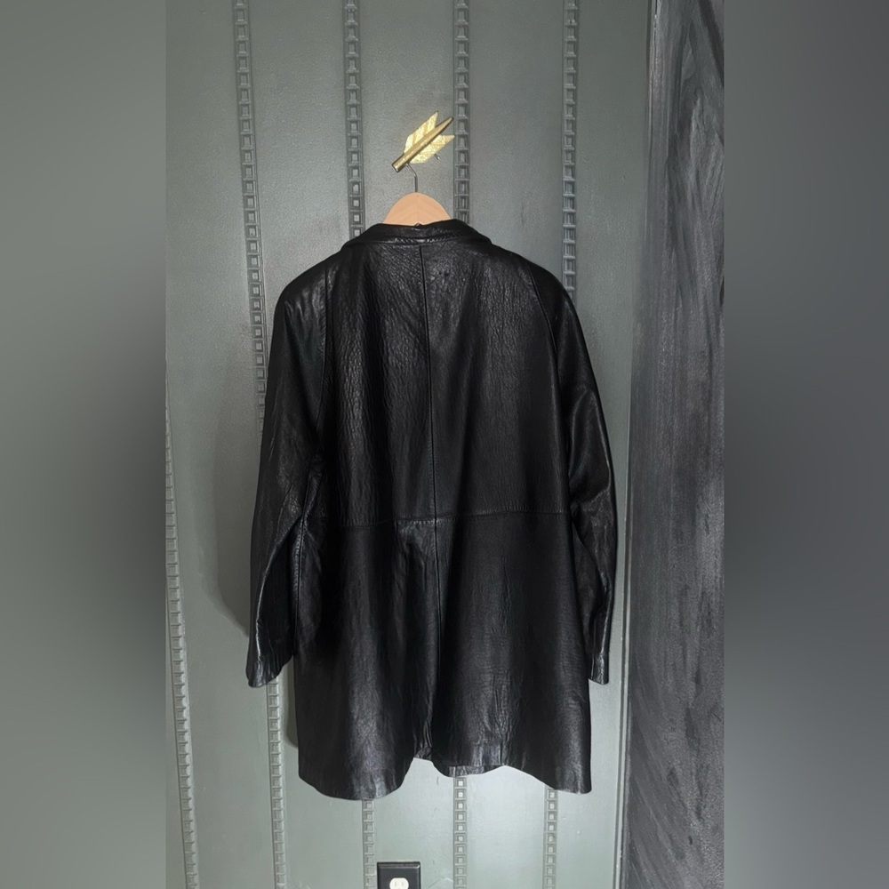 Jones New York l Genuine Leather Jacket l Black l Women's Size: Large - Picture 16 of 16